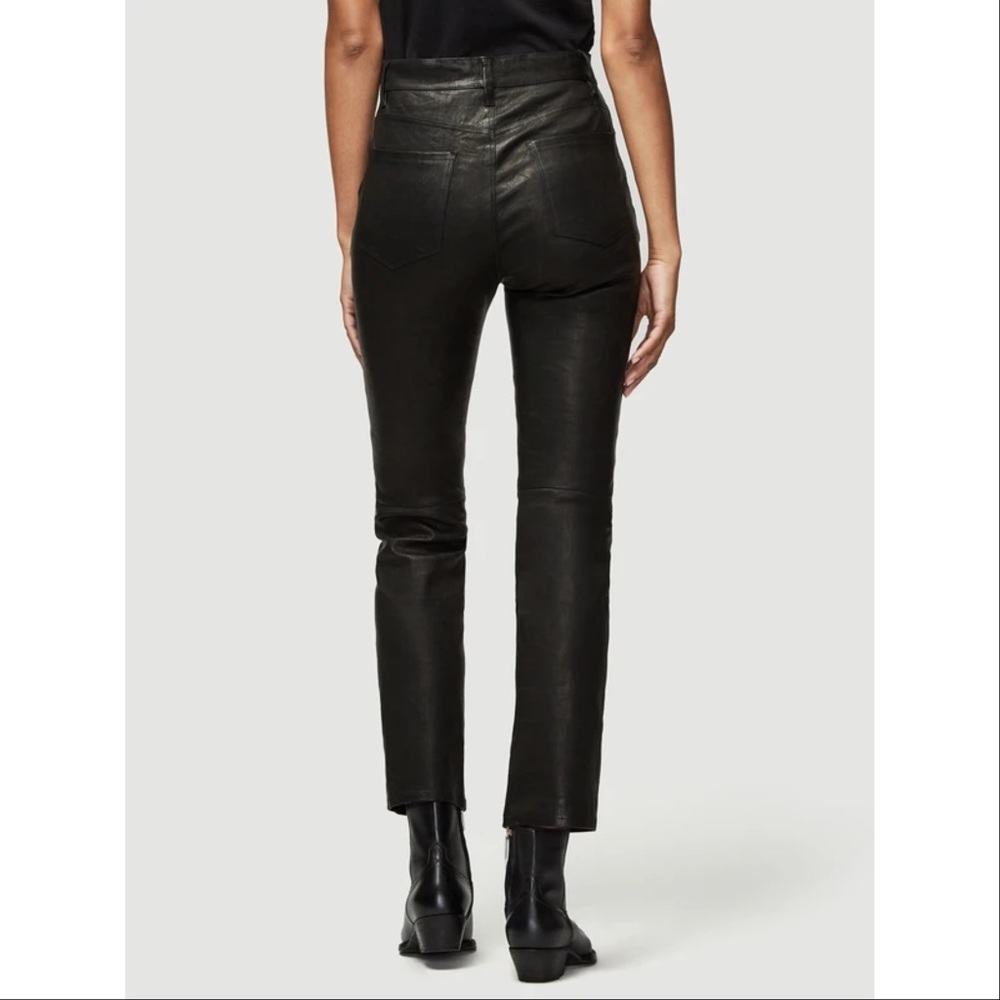 👖Frame Leather Le Sylvie Slender Straight
Noir - Picture 3 of 16